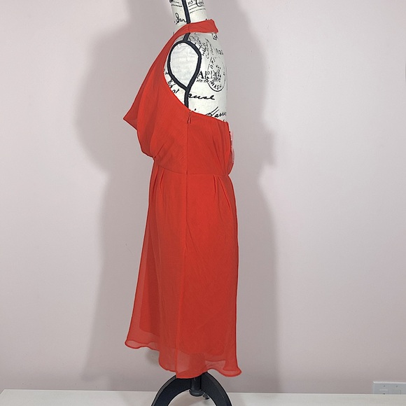 Max & Cleo Draped Halter Mini Dress 4 - Picture 5 of 7